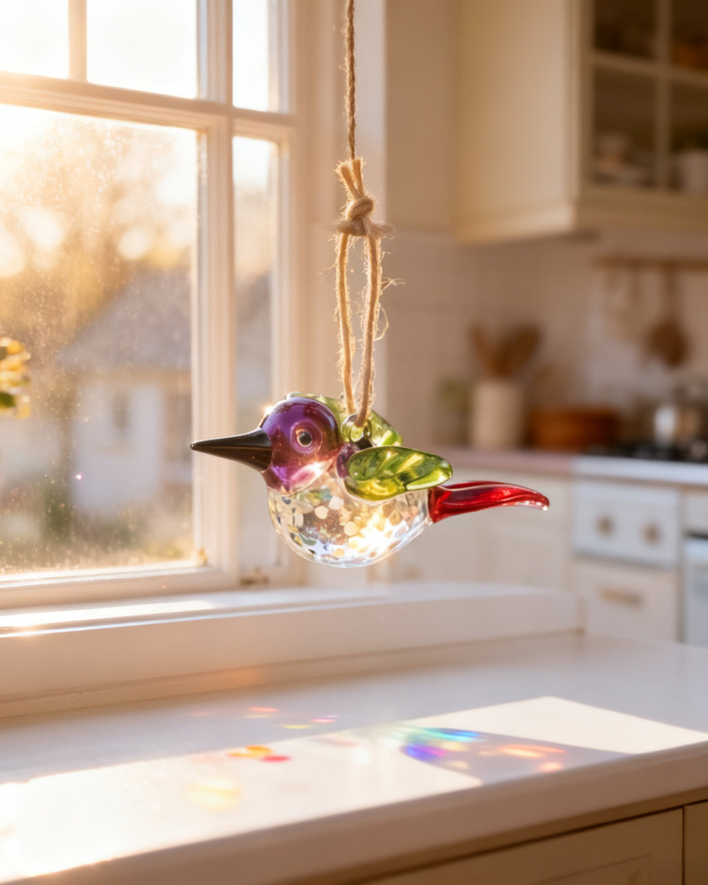 The Glass Suncatcher Bird