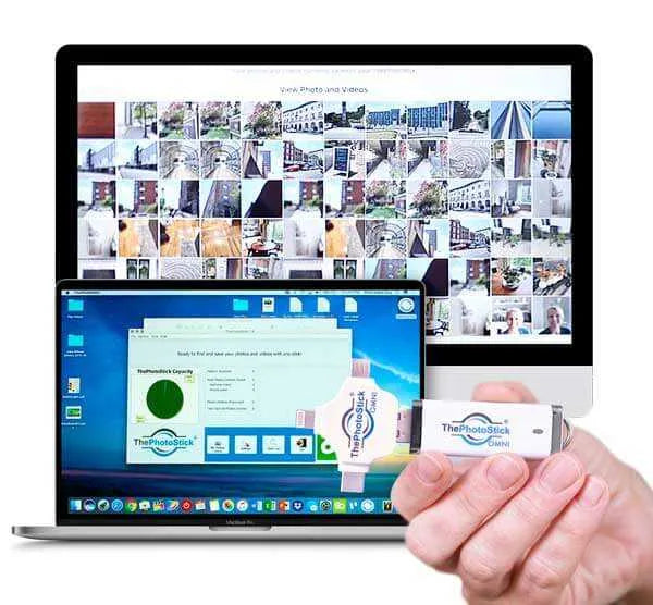 PhotoStick Omni One-Click Photo & Video Backup