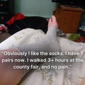 OneCompress Bamboo Neuropathy Relief Foot Sleeves