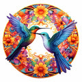 Last Day - Vibrant Hummingbirds - Wooden Jigsaw Puzzle