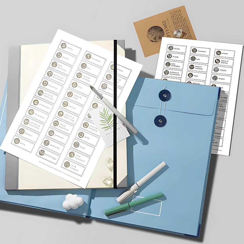 The Life Book Document Organizer - Complete Organization System + 4 FREE Bonuses (PT)