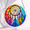 Acrylic Jigsaw Puzzle Suncatcher - Rainbow Dreamcatcher