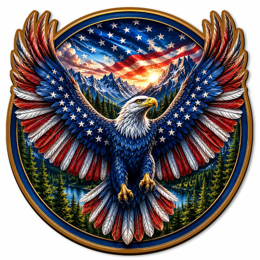 Liberty Eagle - Wooden Jigsaw Puzzle