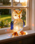 The Moonlit Glass Owl - Blue