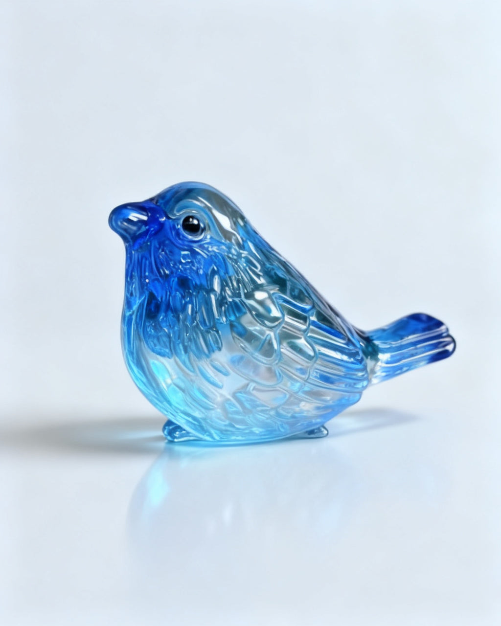 The Glass Cardinal - Blue