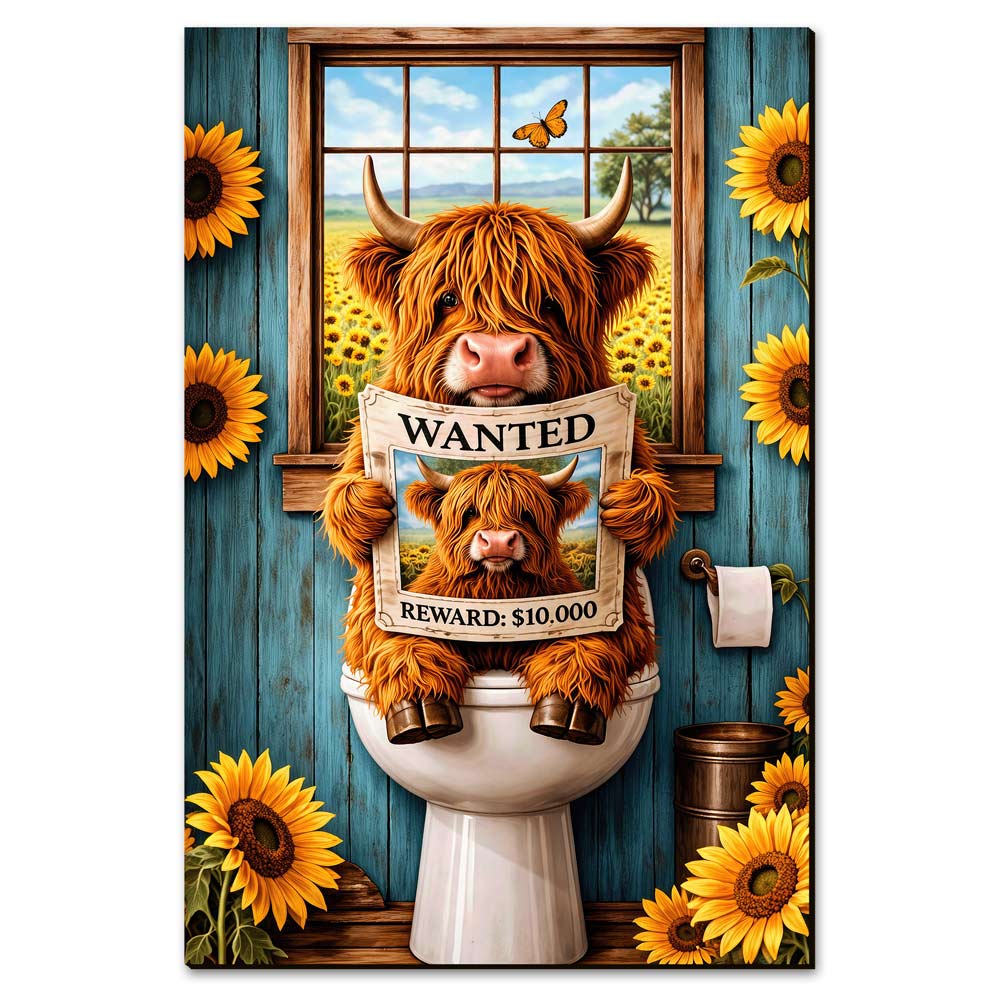 Highland Cow - Wooden Jigsaw Puzzle