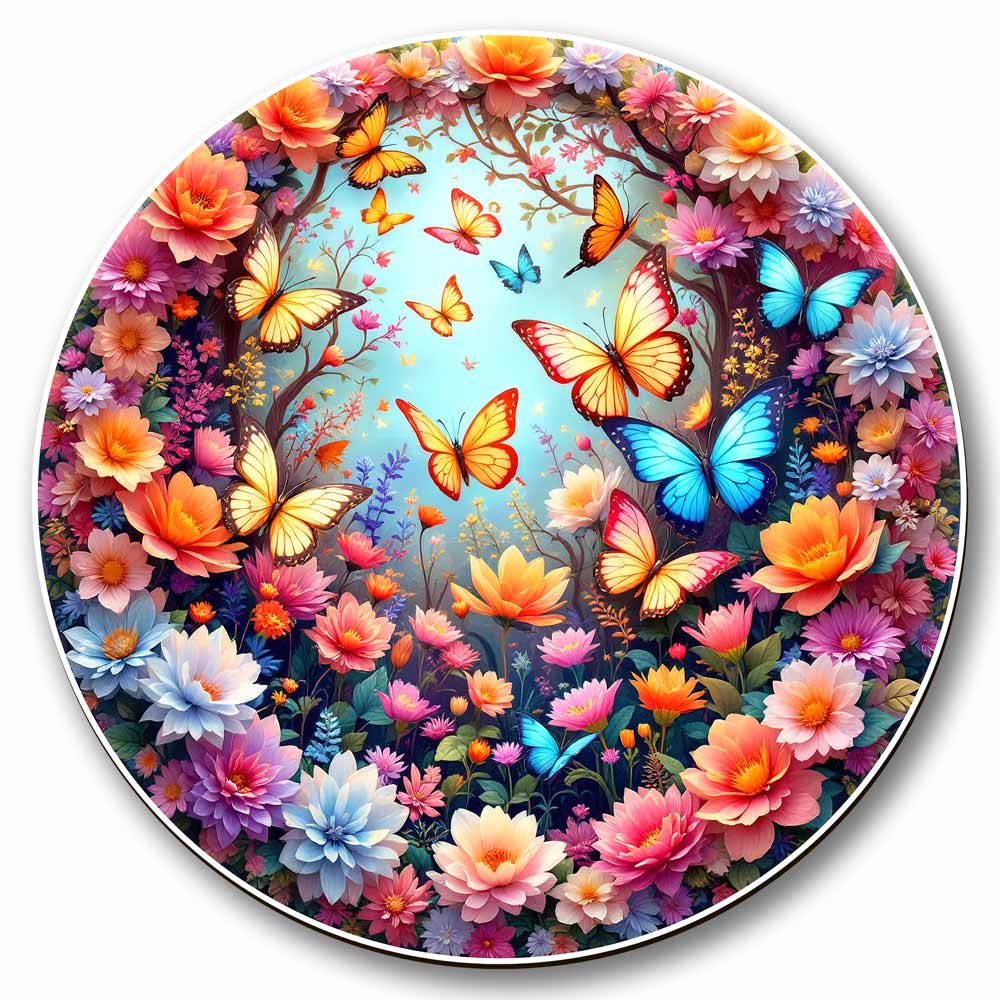Last Day - Butterfly Garden - Wooden Jigsaw Puzzle