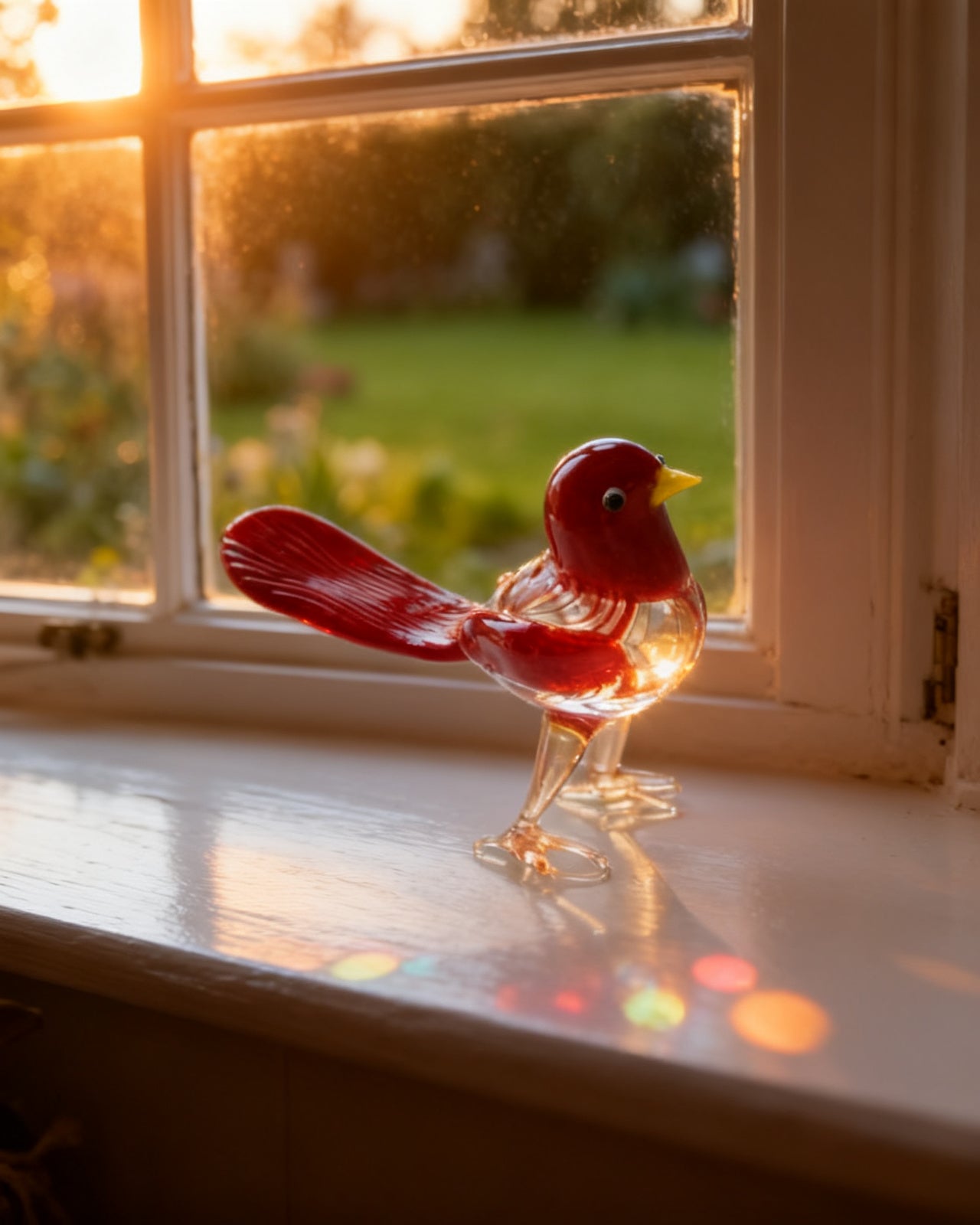 The Glass Finch - Red