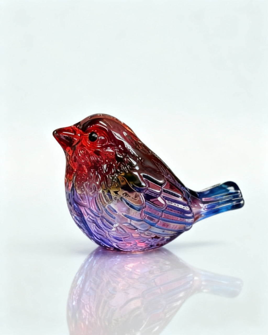 The Glass Cardinal - Red