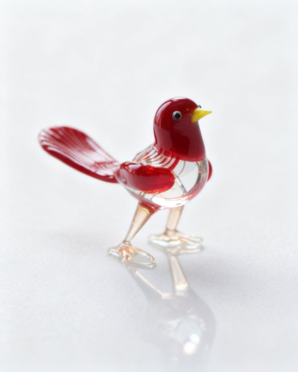 The Glass Finch - Red