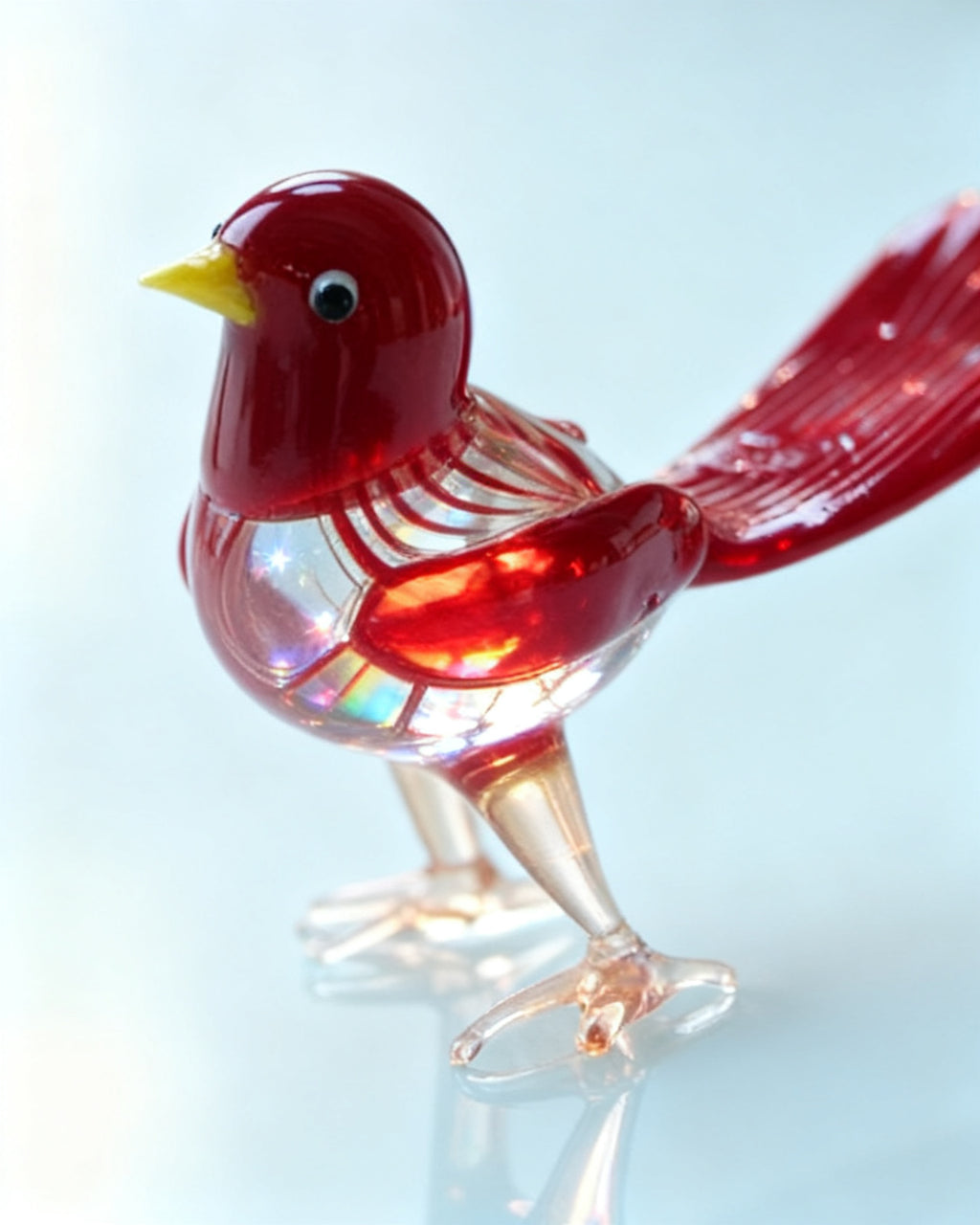 The Glass Finch - Red