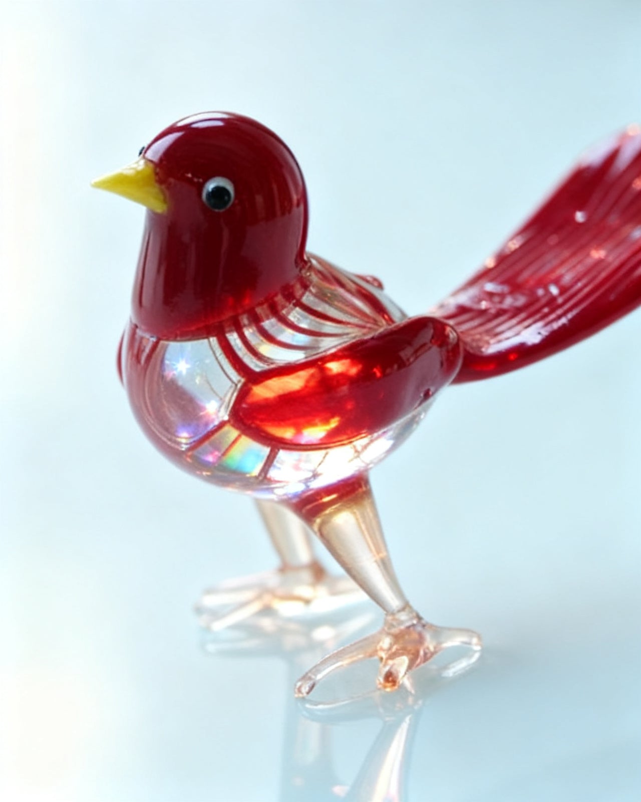 The Glass Finch - Red