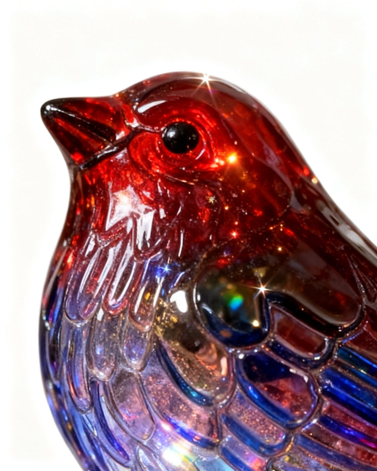The Glass Cardinal - Red