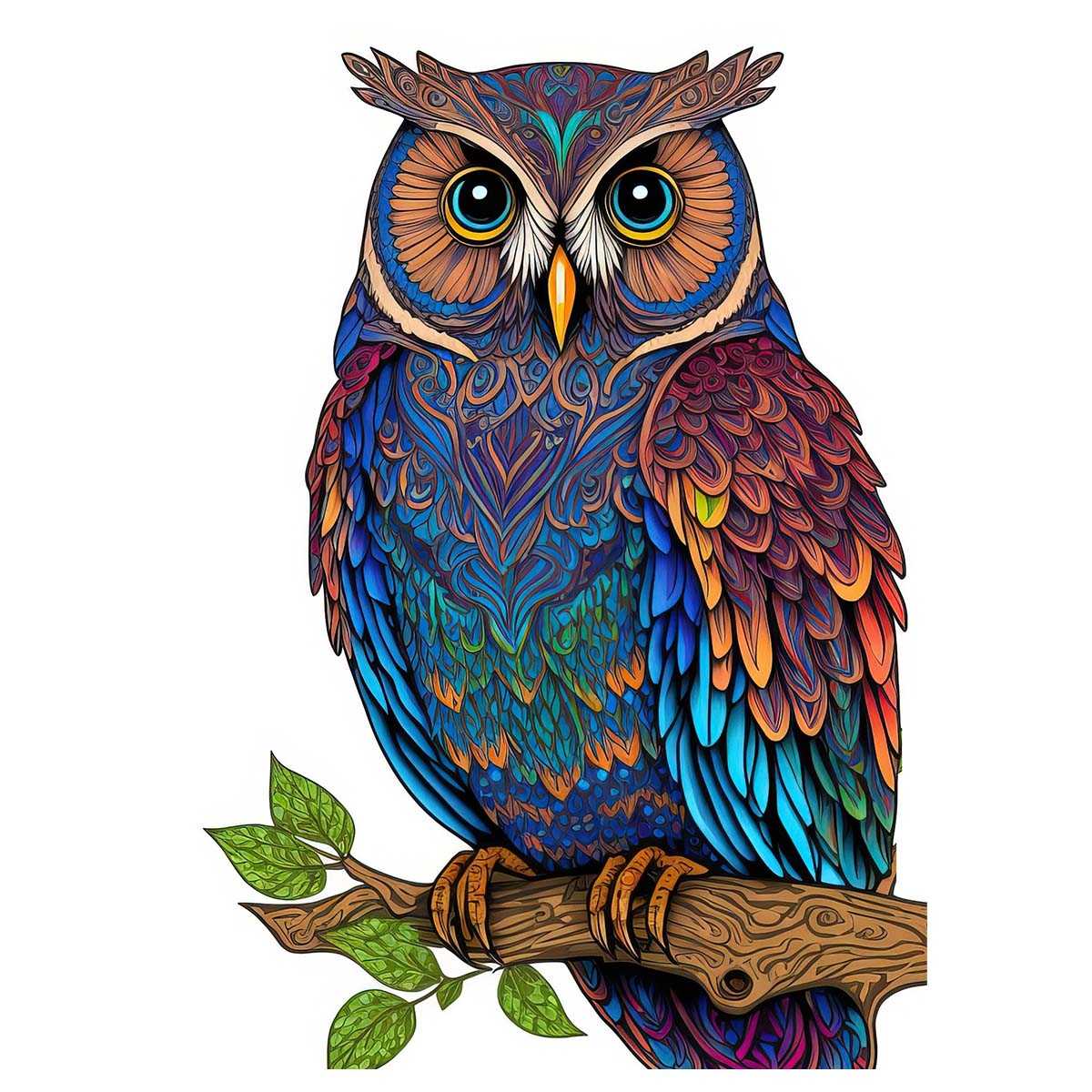 Last Day - Wise Owl - Wooden Jigsaw Puzzle
