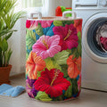 "Forest Magic" Hand-Quilted Laundry Basket