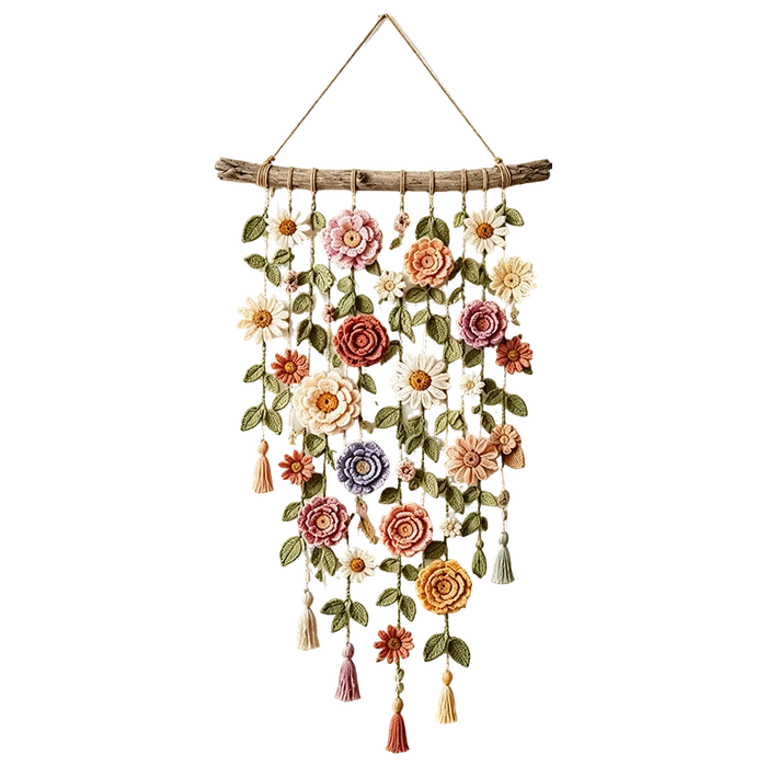 Fabric Flower Wall Decor