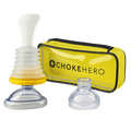 Merrova's ChokeHero anti-choking device with adult and pediatric masks and carry case