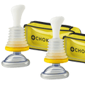 Two Merrova's ChokeHero anti-choking devices with carry cases