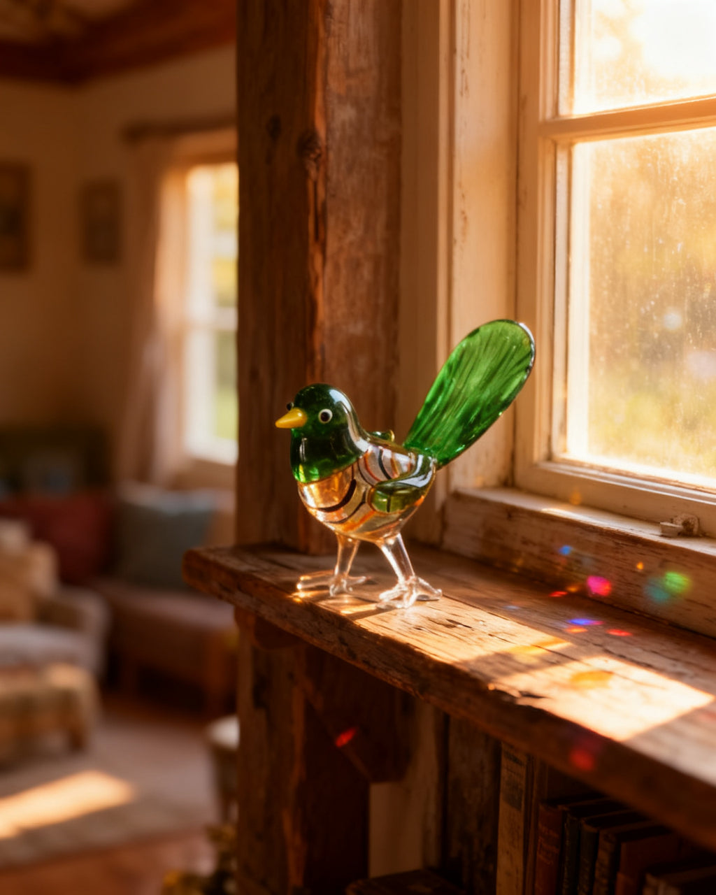 The Glass Finch - Green