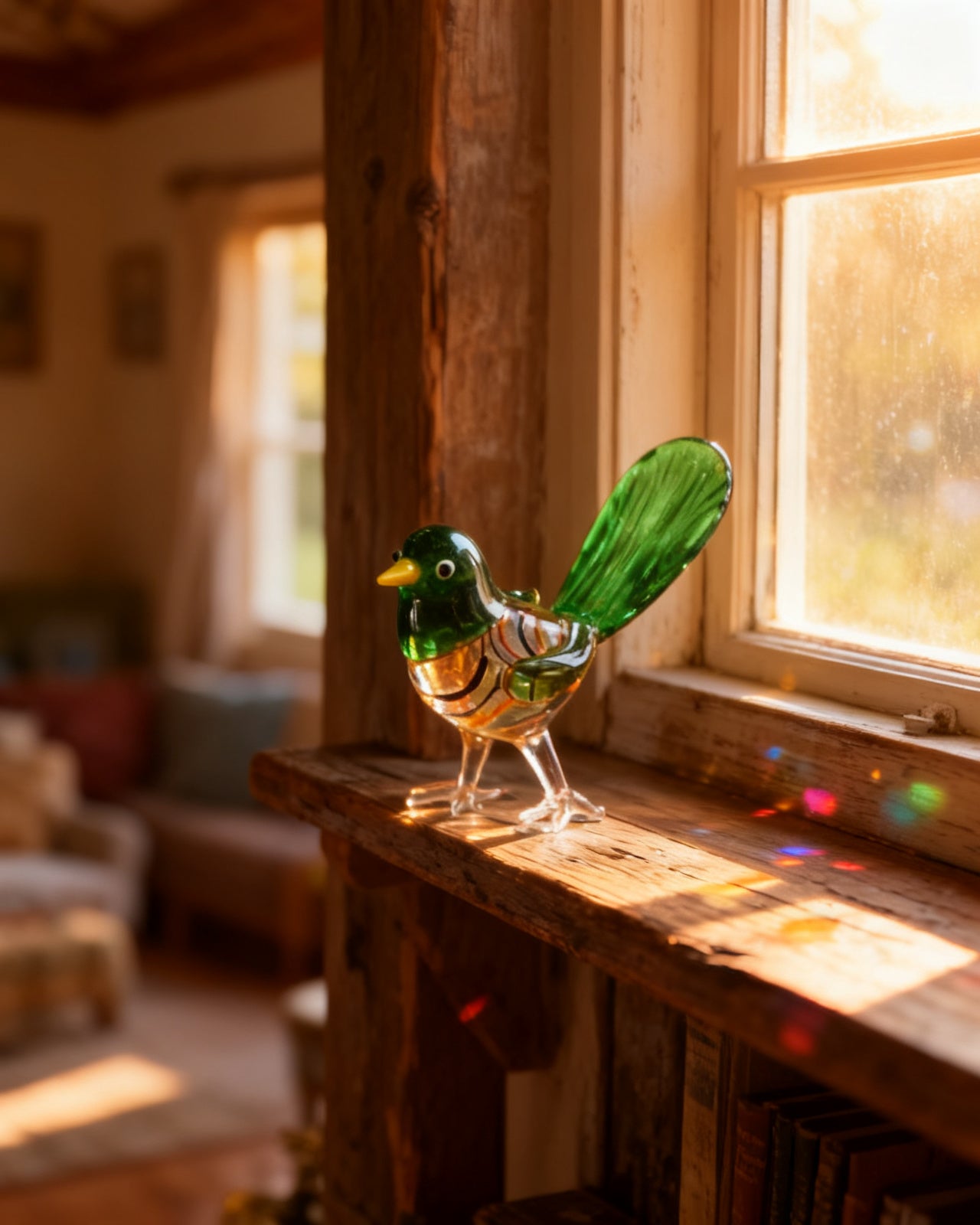 The Glass Finch - Green