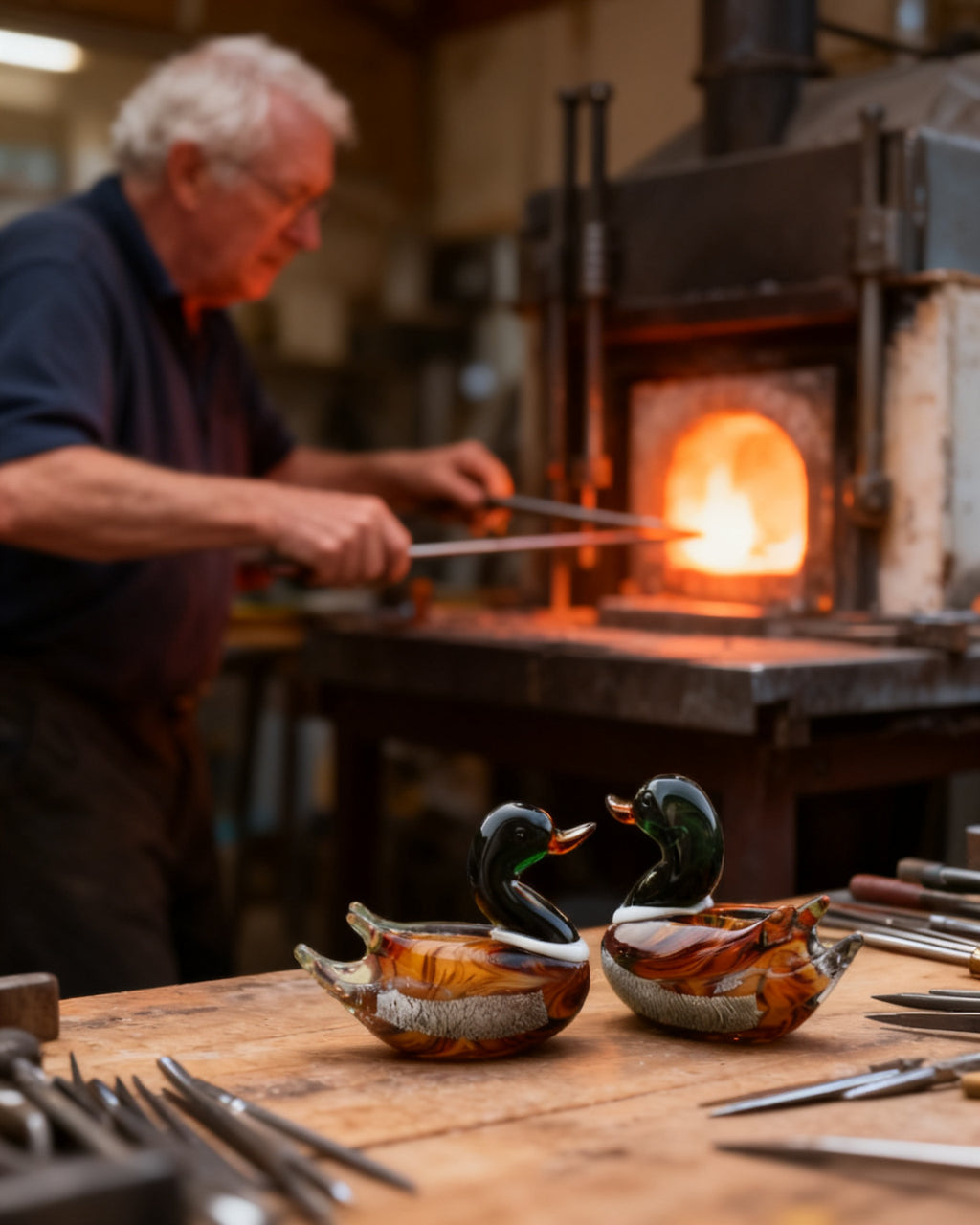 The Devoted Glass Pair - made by hand