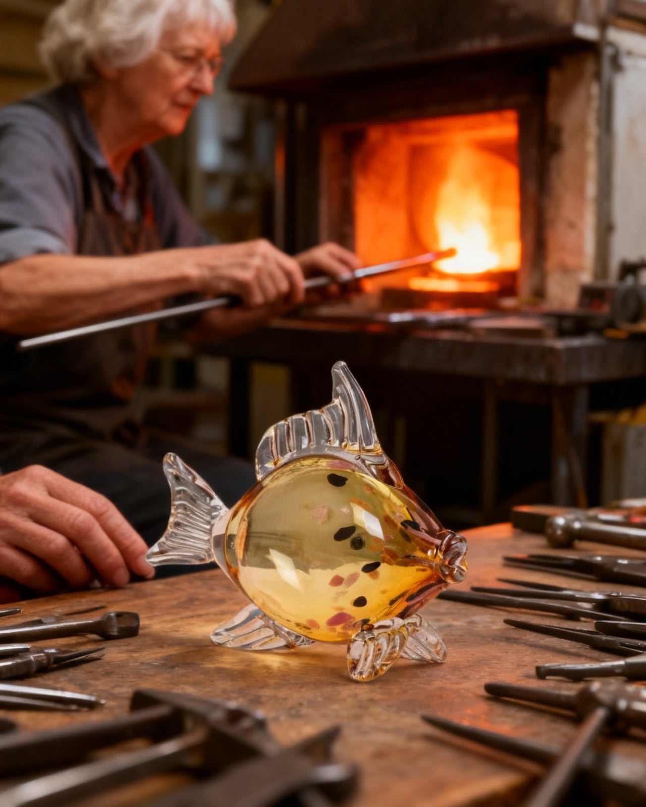 The Glass Koi - made by hand