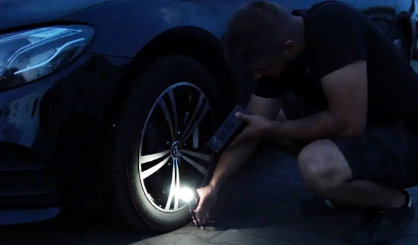 TireHero inflating a tire