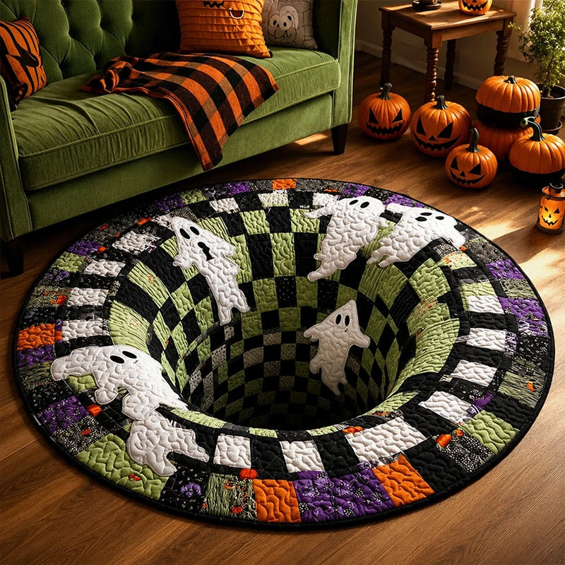 Merrova™ 3D Halloween Illusion Rug — 1x (Ghostly Vortex)